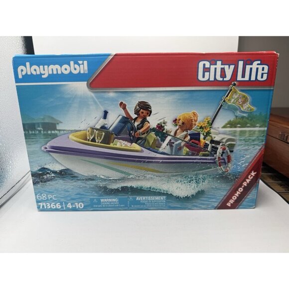 Playmobil 71366 City Life: Honeymoon Speedboat Trip. Brand New/Sealed. See Desc. - Picture 1 of 6